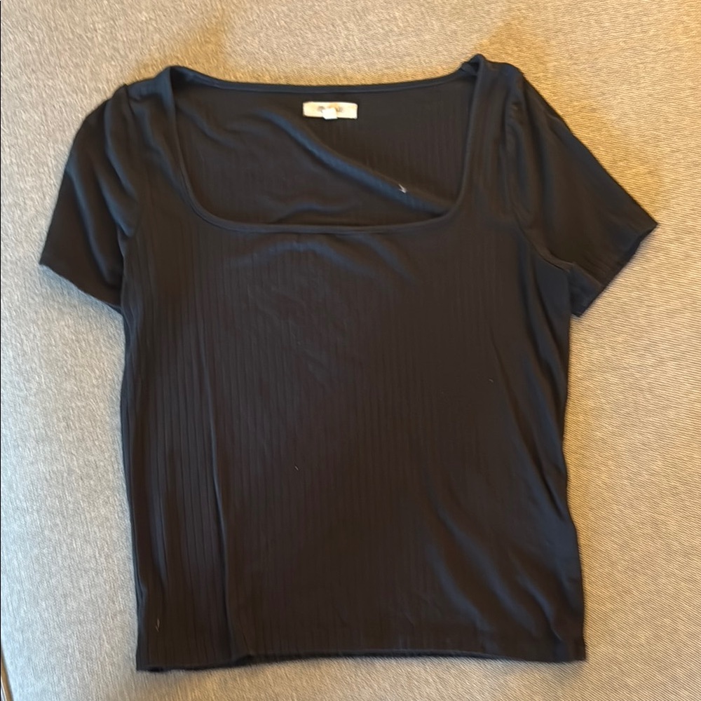 Madewell square neck tee